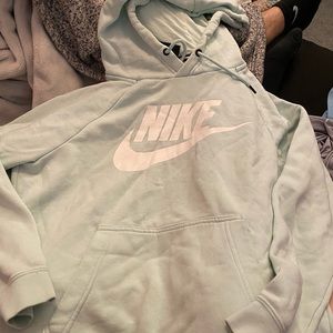 Baby blue Nike hoodie